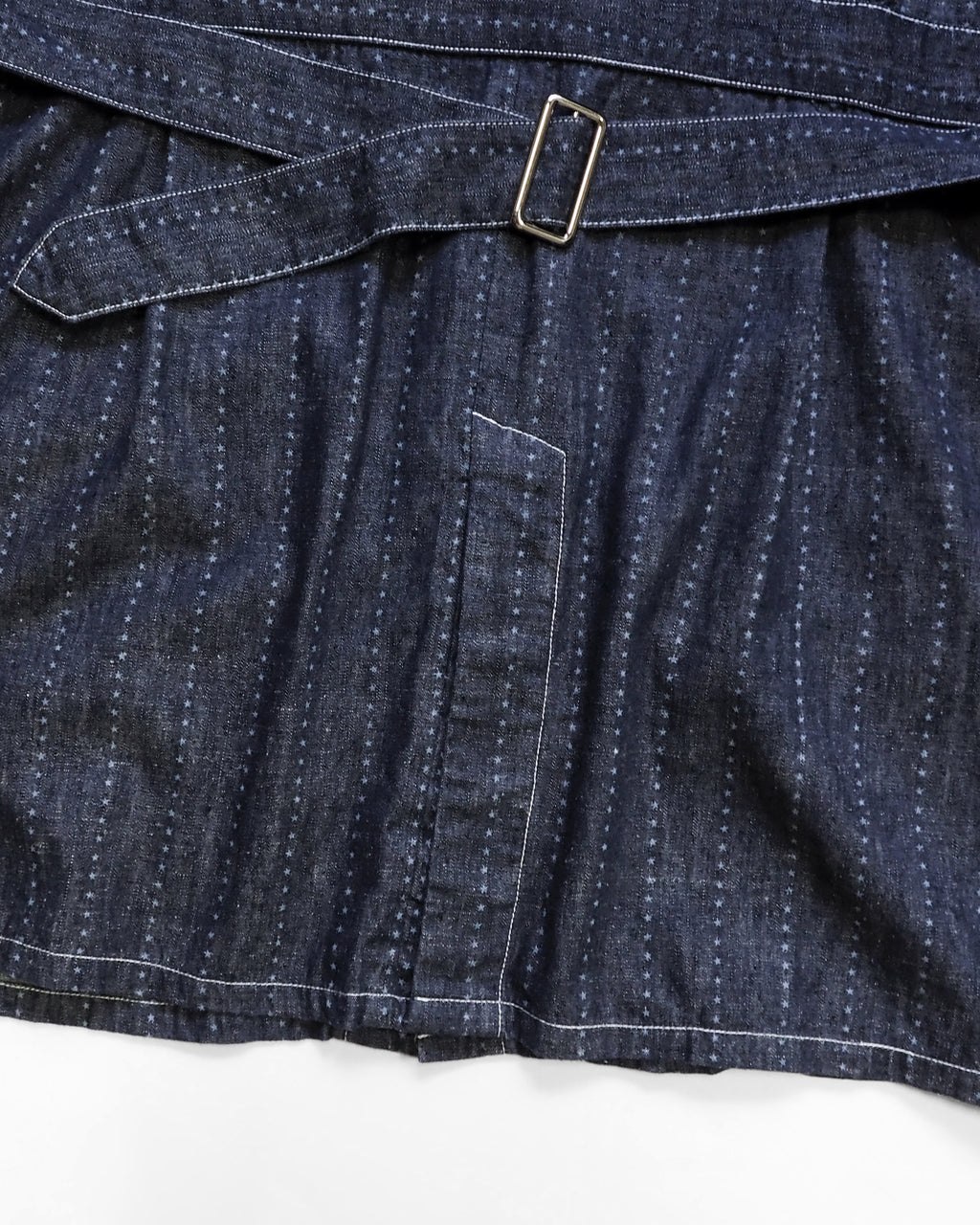 Shop coat(6.5oz selvedge denim)Pinst★ripe / Mario-6.5oz★ (Onewash)