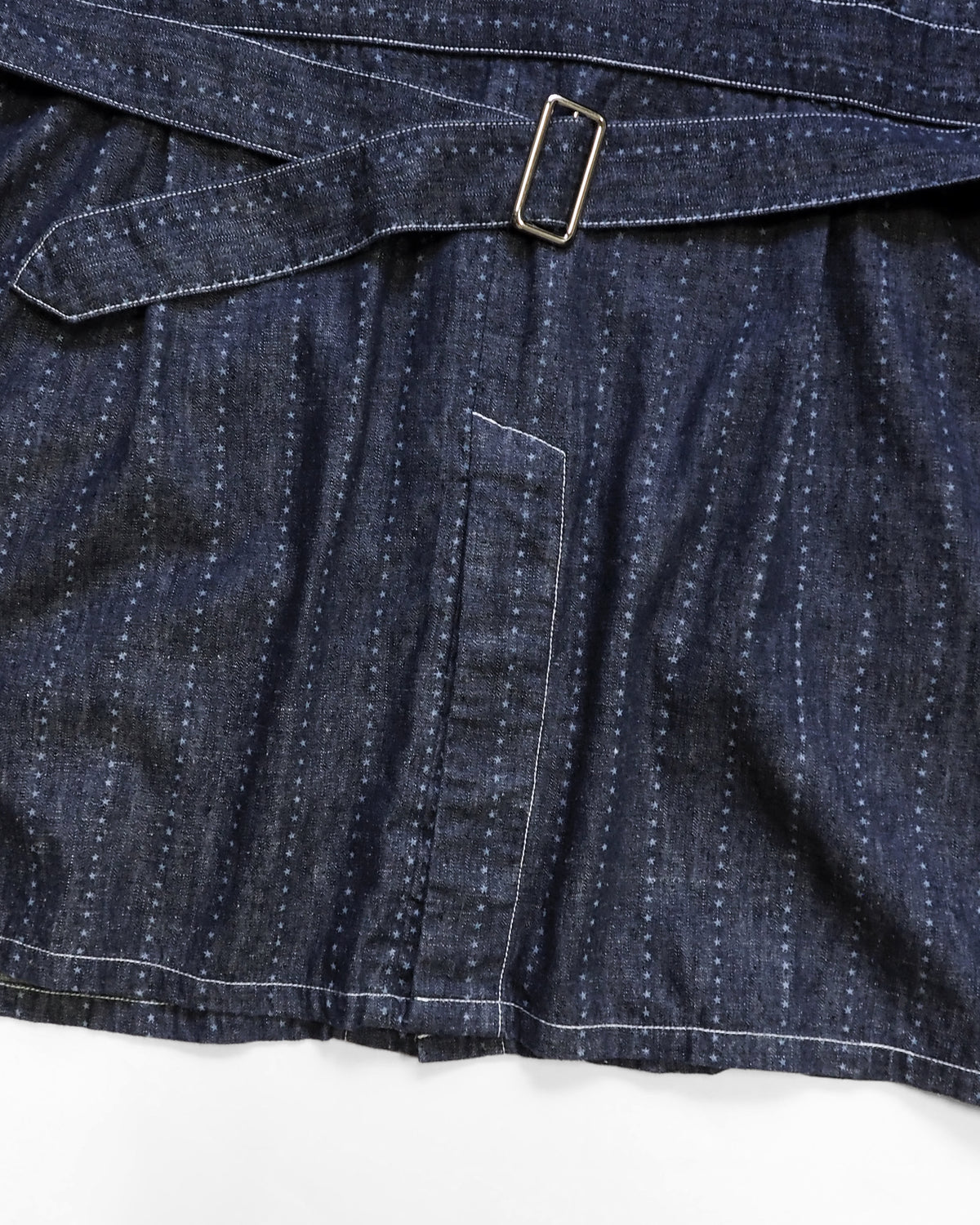 Shop coat(6.5oz selvedge denim)Pinst★ripe / Mario-6.5oz★ (Onewash)